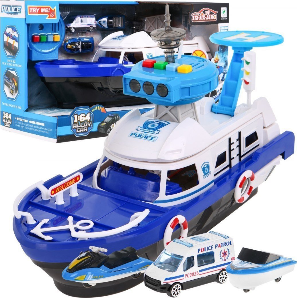 Ramiz Policyjna Łódź + Akcesoria (ZAU.660-A246)