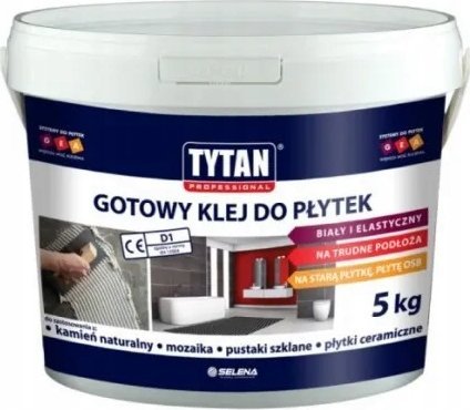 Tytan Klej do płytek ceramicznych gotowy 5 kg