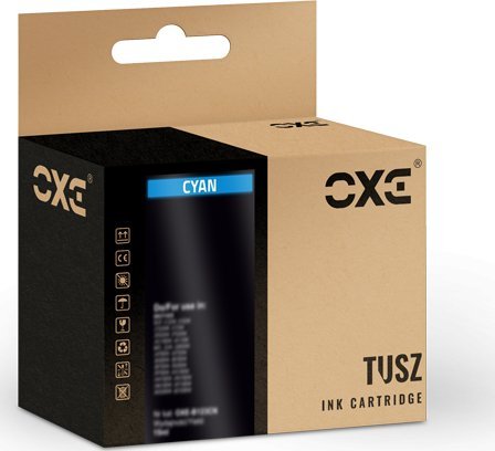 Oxe Tusz OXE Cyan HP 912XL zamiennik refabrykowany 3YL81AE (wskazuje poziom tuszu) (produkt działa z urządzeniami HP+ wersją "e") (a
