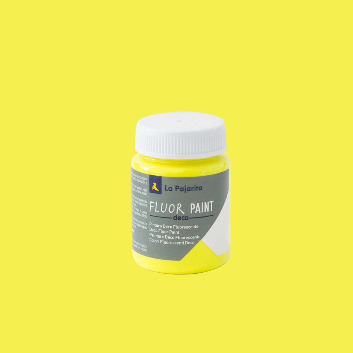 La Pajarita Farba Fluorescencyjna 75 ml Żółta