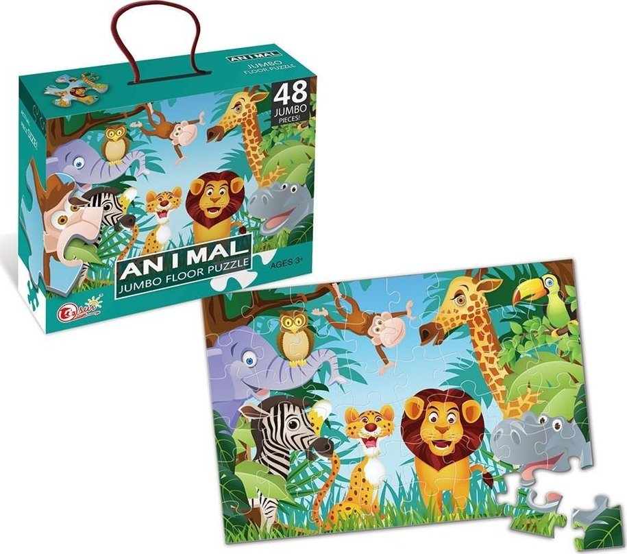 Puzzle 48 Jumbo dżungla