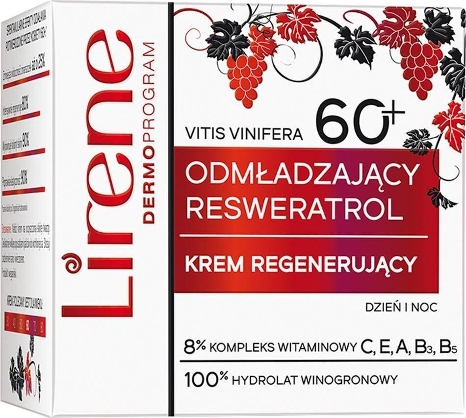 Lirene LIRENE_Odmładzający Resweratrol krem regenerujący do twarzy 60+ na dzień i na noc 50ml