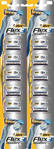 Bic Maszynka do golenia Flex 03 Comfort karta 10szt.