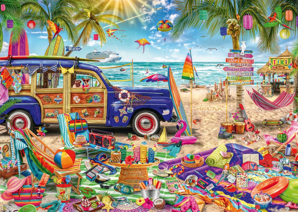 Puzzle PQ 1000 Wakacje nad morzem G3