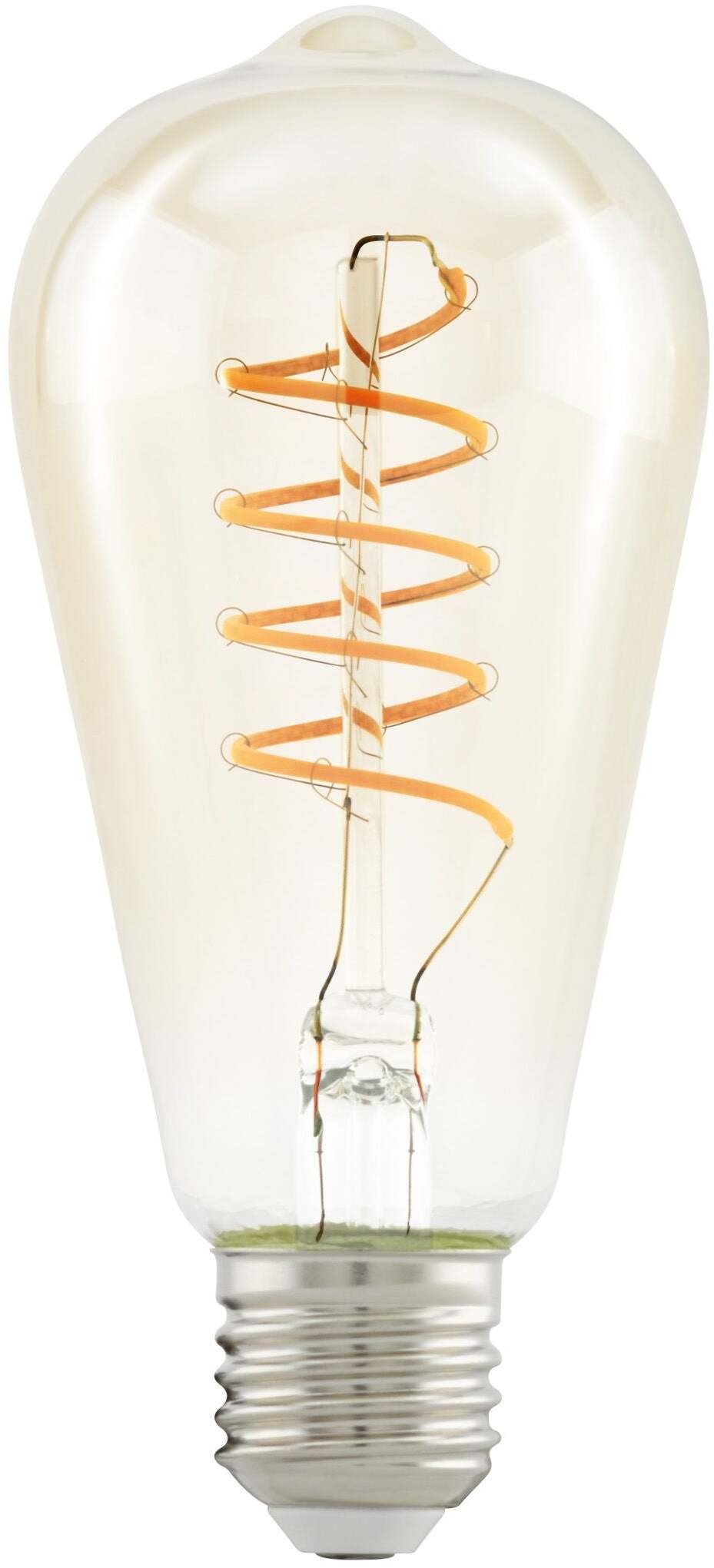 EGLO E27 ST64 SPIRAL 4W 270LM 2200K 3-TRIN AMBER KOLLI 8