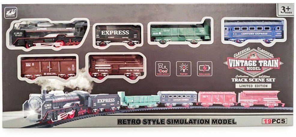 Pocišg Vintage z torem 19 elementów