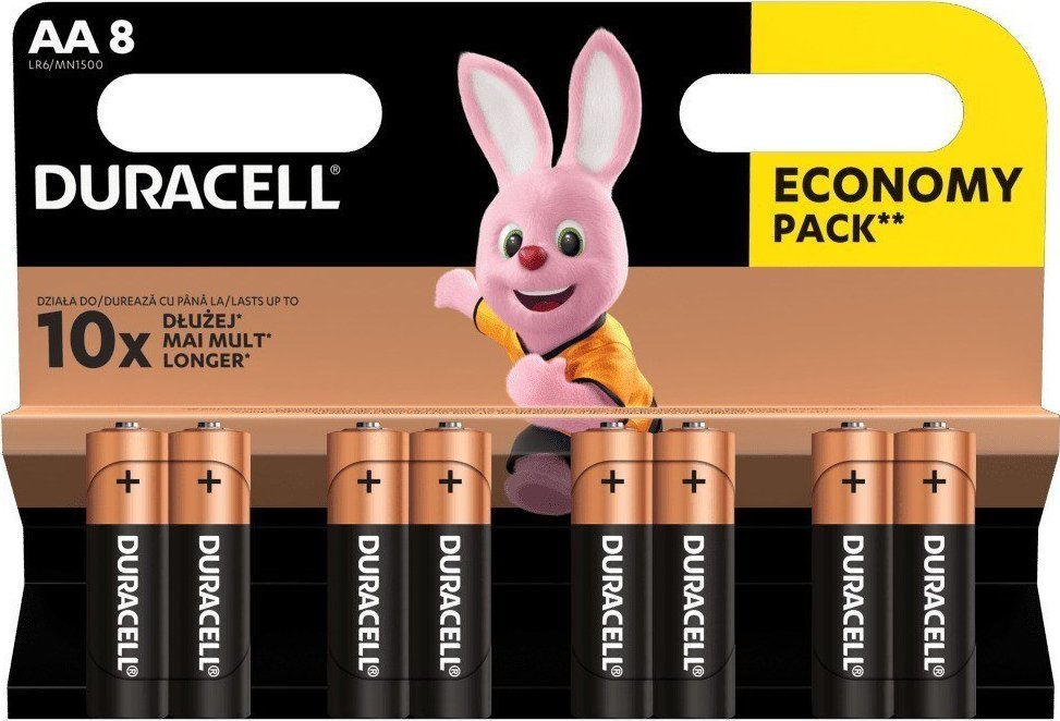 Duracell Bateria Basic AA / R6 8 szt.