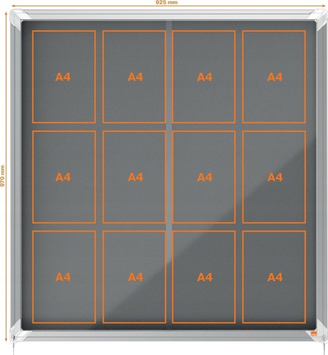 Nobo Gabl filc Premium Plus 12xA4 szary