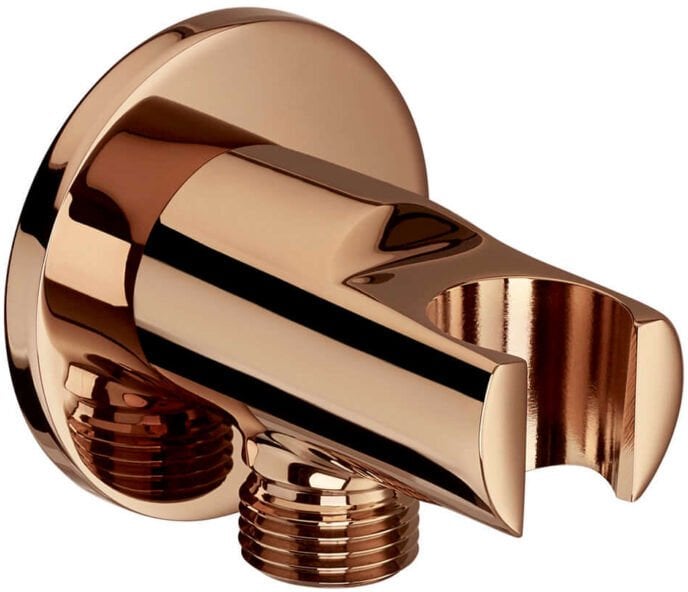 ROUND PRZYŁACZE KĄTOWE WĘŻA Z UCHW. 1/2 ROSE GOLD