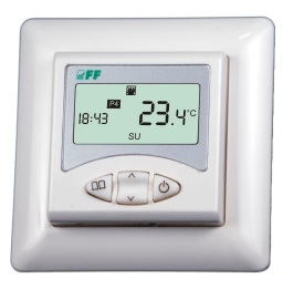 F&F Regulator temperatury 230V 16A -5-60°C IP20 biały RT-825