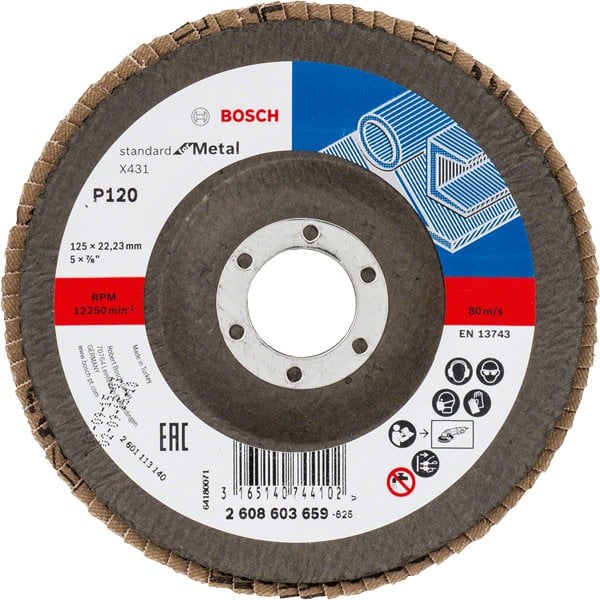 Bosch BOSCH Ściernica listkowa 125mm X431 P120