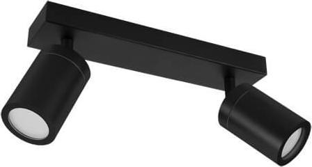 Lampa sufitowa IDEUS Hermetyczny plafon nowoczesny Tenor 04071 z reflektorkami czarny