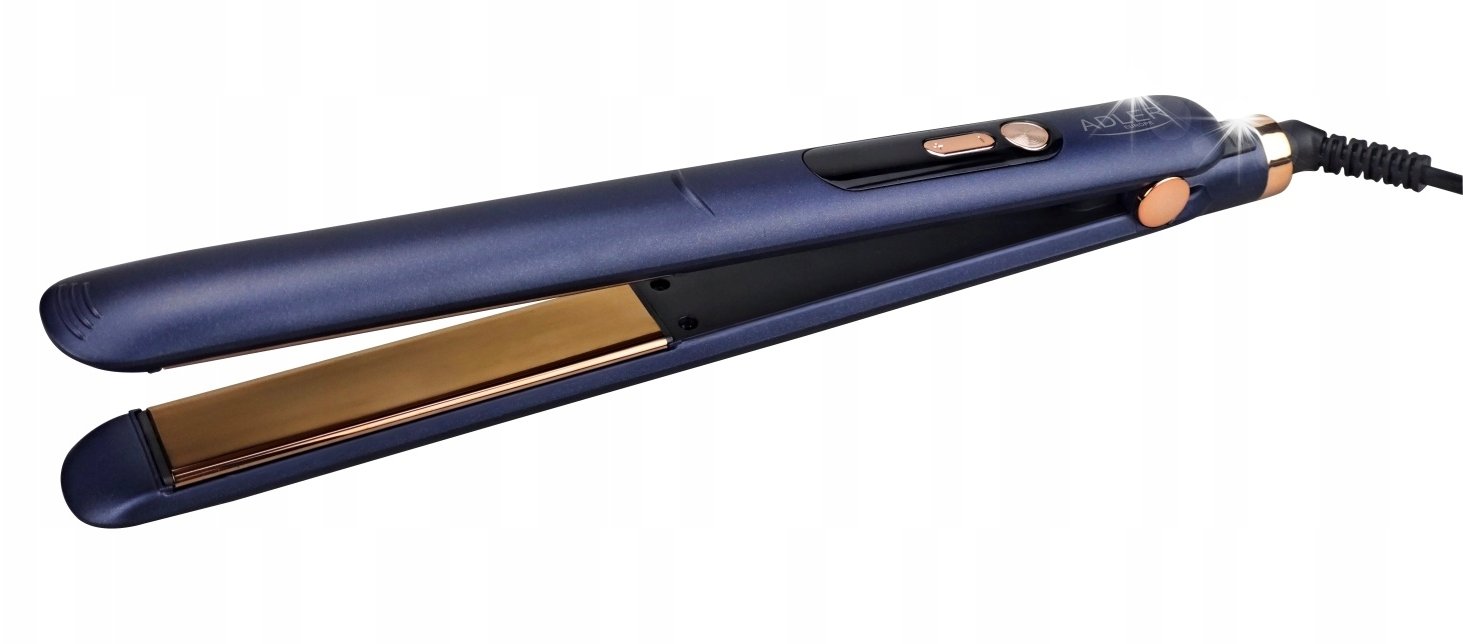Prostownica Adler PROSTOWNICA do Włosów TYTANOWE płytki Regulacja Temperatury ADLER AD 2328