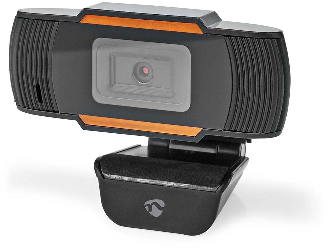 Kamera internetowa Nedis Kamerka internetowa Full HD 30 fps czarna