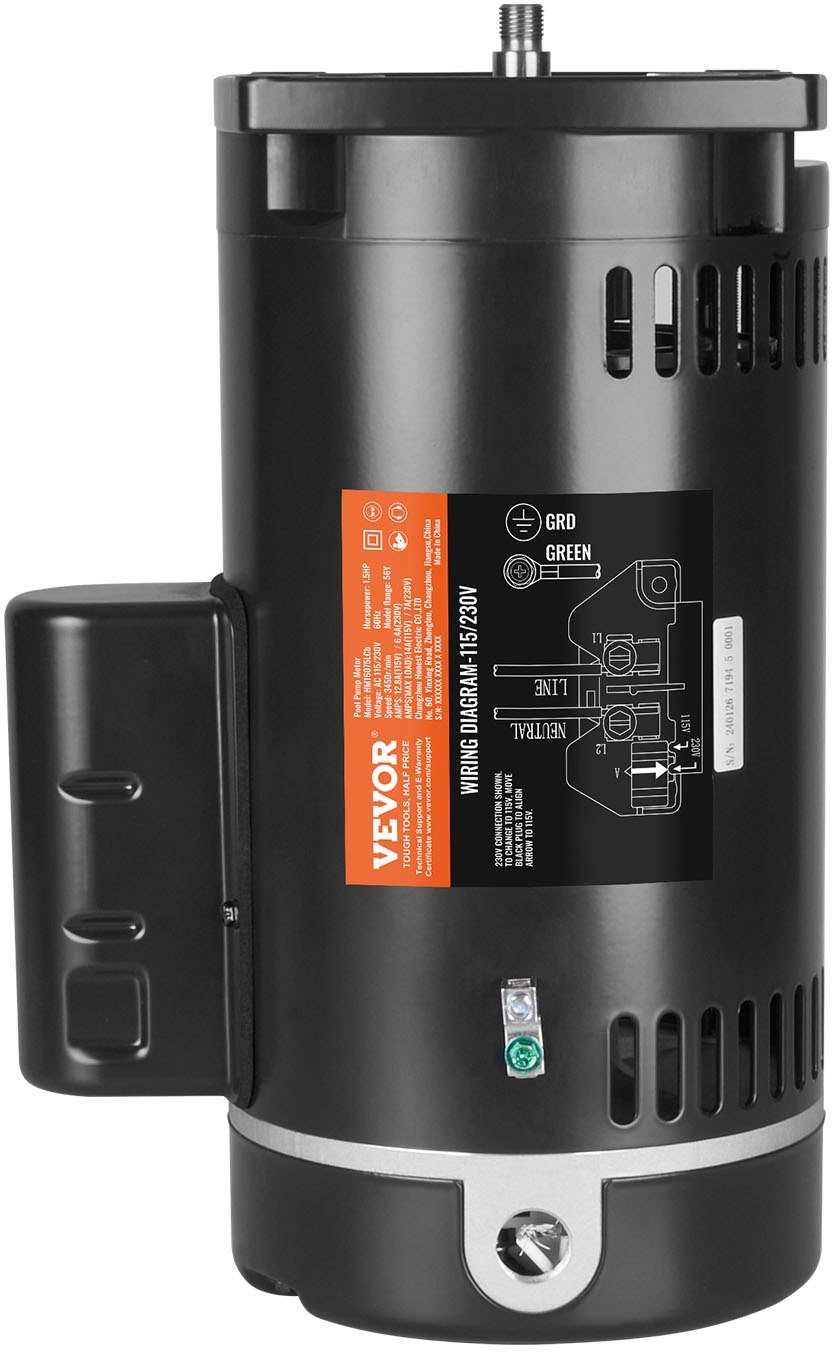 Silnik do Pompy Basenowej 1,5KM 115/230V 3450 obr. profesjonalny