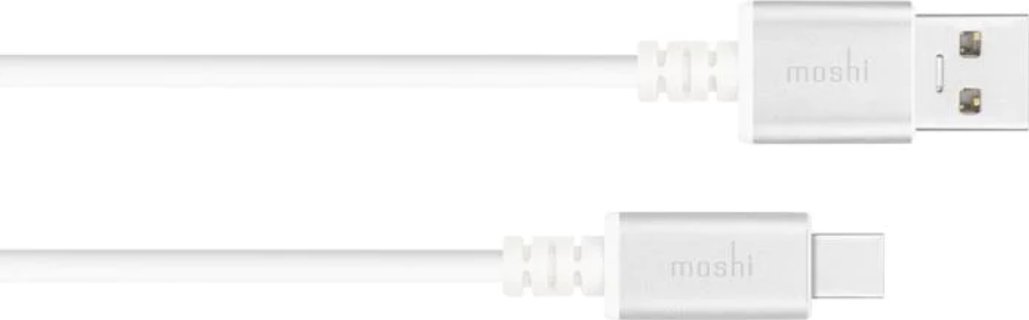 Zdjęcia - Kabel Moshi  USB  USB-A - USB-C 1 m Biały  (99MO084101)
