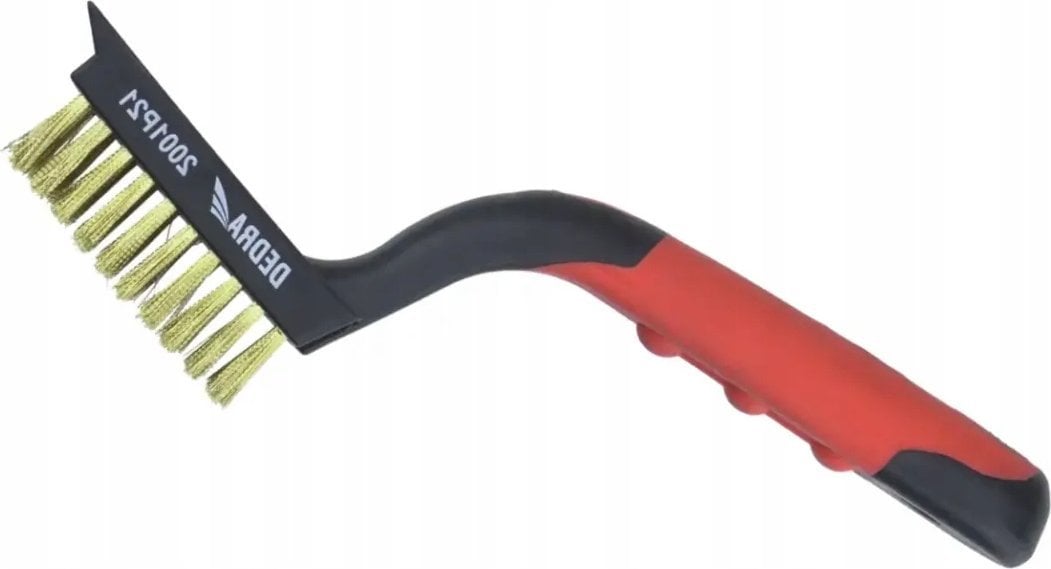 Dedra Szczotka druciana 5-rzędowa, mosiądz, 180mm, dwumat .uchwyt