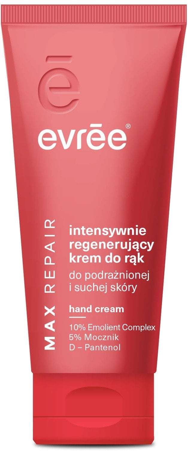 EVREE Max Repair Regenerujący krem do rąk do skóry suchej i podrażnionej 75 ml