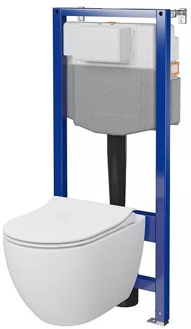 Zestaw podtynkowy S701-926/ CERSANIT / AQUA 50 / C250 ZESTAW STELAŻ PODT WC MECH QF + MZ ZEN CLEAN ON + DS DUR WOLNOOPADAJĄCA ŁW