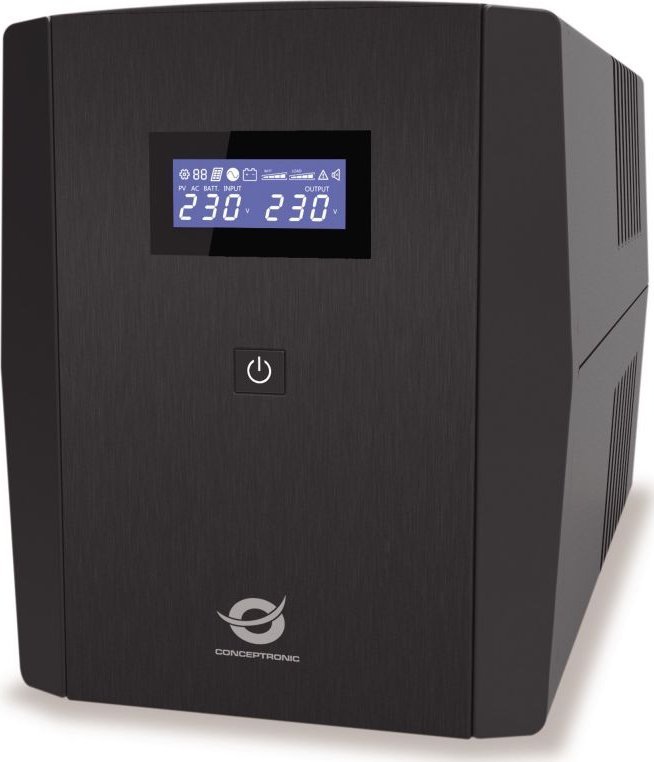 UPS Conceptronic Conceptronic ZEUS08EM zasilacz UPS Technologia line-interactive 1,5 kVA 900 W 5 x gniazdo sieciowe