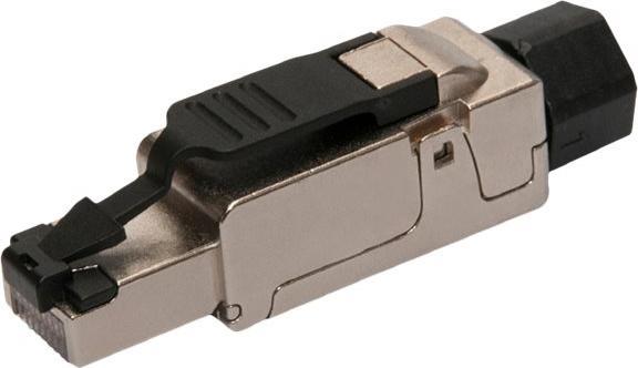 Solarix SOLARIX SXRJ45-6A-STP-BK-SA Solarix modular wtyk 8p8c CAT6 UTP linka