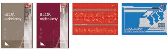 St. Majewski Blok techniczny A4 10k biały