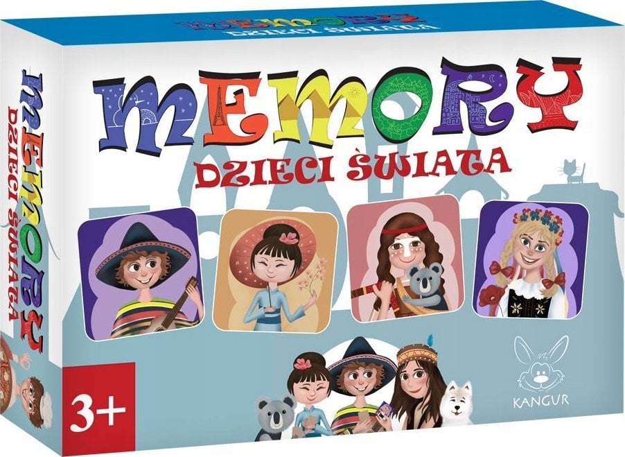 Kangur Memory. Dzieci Świata gra Kangur