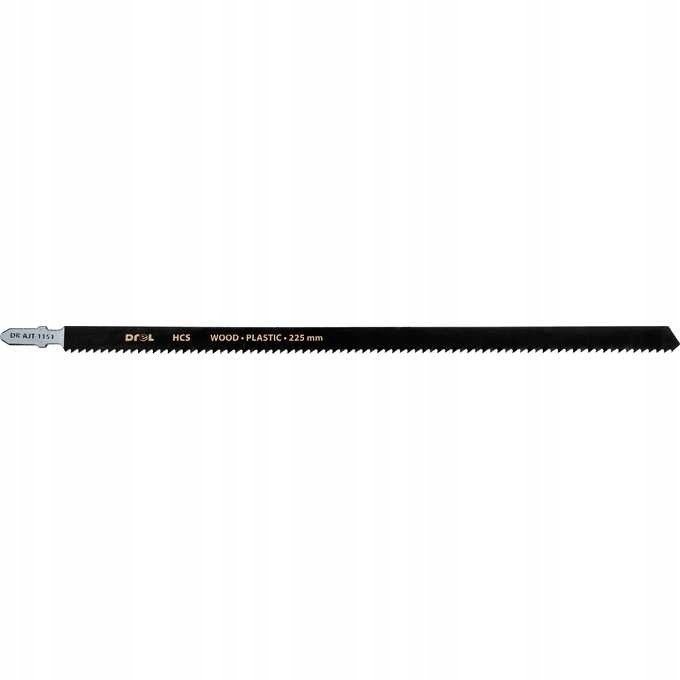 Drel DREL Brzeszczoty T 225 mm 6TPI do drewna PCV 5 szt