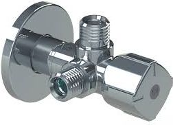 Arco Zawór kątowy Twin Mac 1/2"x3/8"x3/8" (CQ4102)