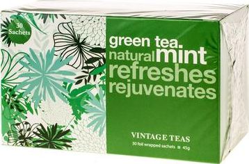 Vintage Teas Herbata Green Tea Mint 30 torebek