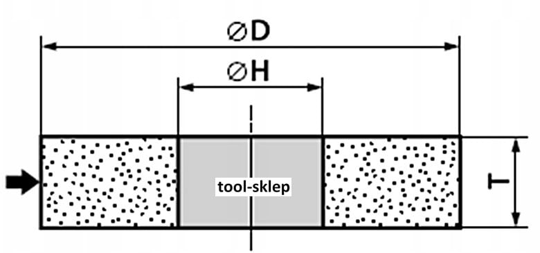 ANDRE ŚCIERNICA PŁASKA 250mm x 25mm x 32mm 98CY60K7VC01-35 CZARNA "TYP 1"
