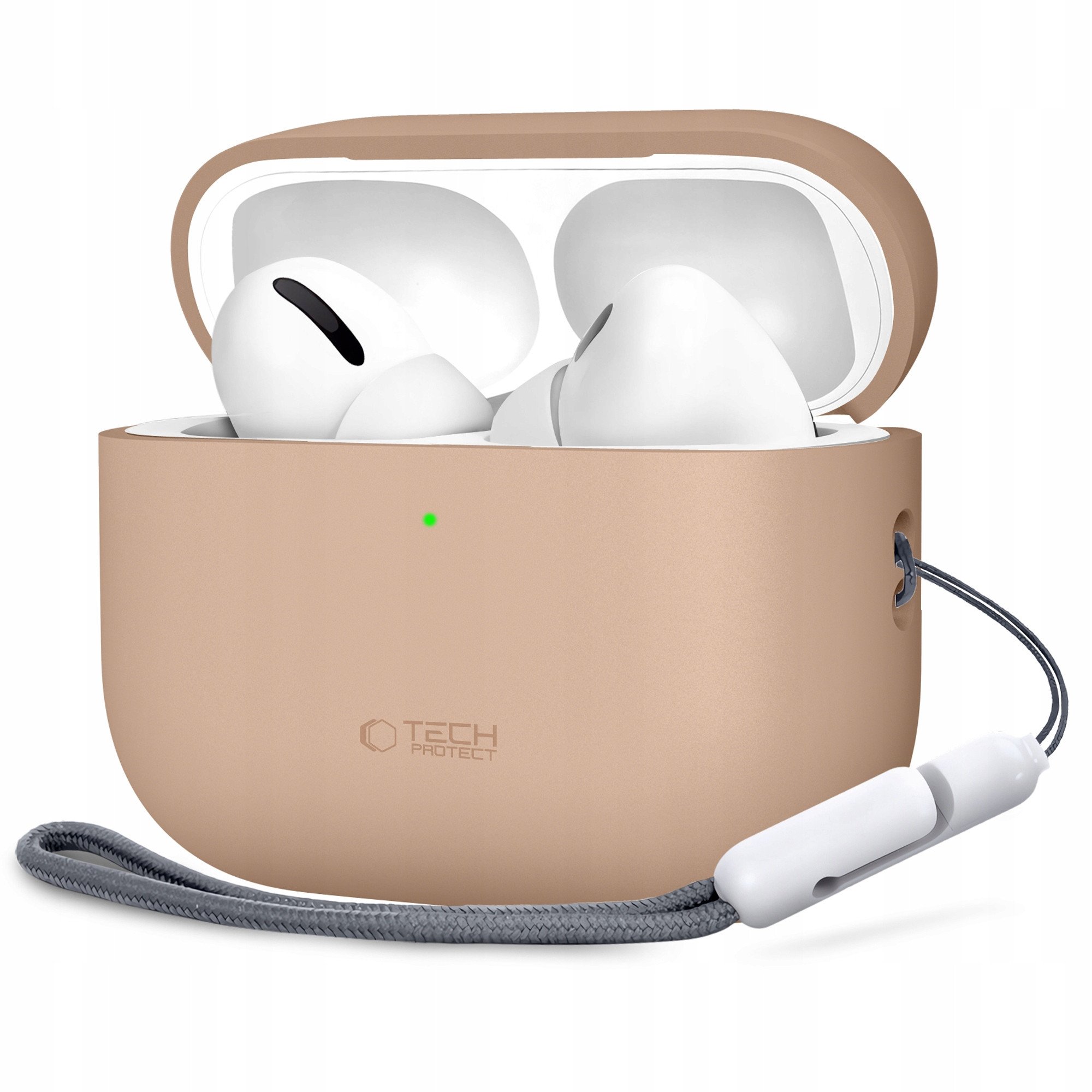 TECH-PROTECT SILICONE APPLE AIRPODS PRO 3 CAFFE LATTE