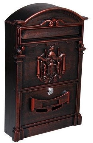 MAILBOX PW-550AL 256X87X410 ANT BRASS