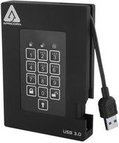 Dysk zewnętrzny HDD Apricorn Aegis Fortress 2TB Czarny (A25-3PL256-2000F)