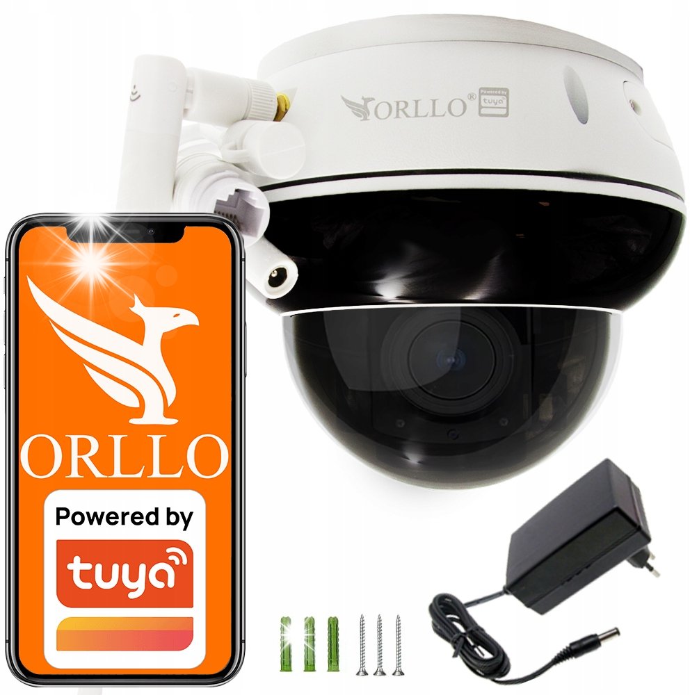 Kamera IP ORLLO Kamera IP Orllo TZ7 5MPx WiFi PoE Obrotowa Tuya IR LED Zewnętrzna