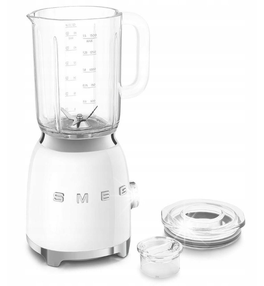 Blender kielichowy Smeg Blender kielichowy Smeg BLF03WHEU 1,5L 800W do Kruszenia lodu Miksowania