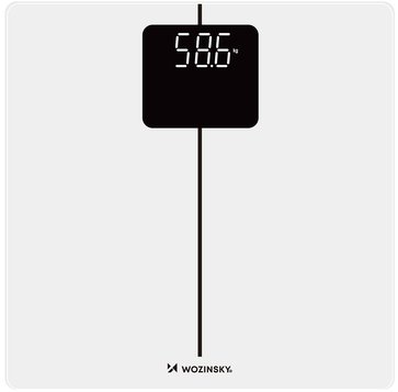 Waga łazienkowa Wozinsky WIWL-180 inteligentna Bluetooth - biała (5907769388026)