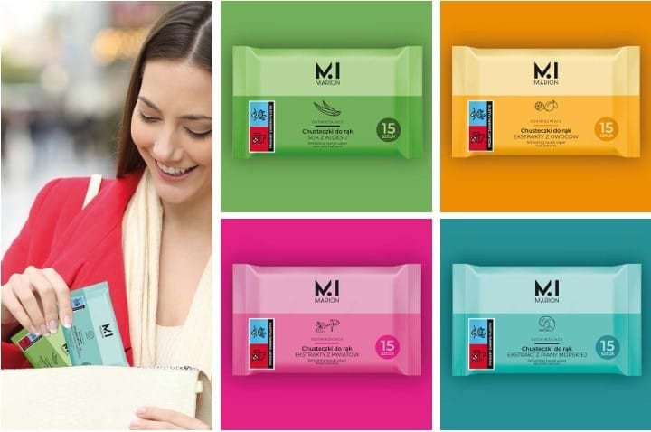 MARION Zestaw chusteczek do higieny intymnej (3 rodz.mix - 54 sztuki) 5595