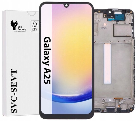 UTS-Group Wyświetlacz Do Samsung Galaxy A25 5G A256 Ramka Oryginał LCD Ekran