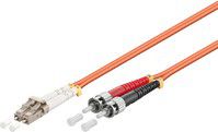 MicroConnect Patchcord światłowdowy, LC/PC-ST/PC, 62.5/125 OM1, 3m (FIB410003)