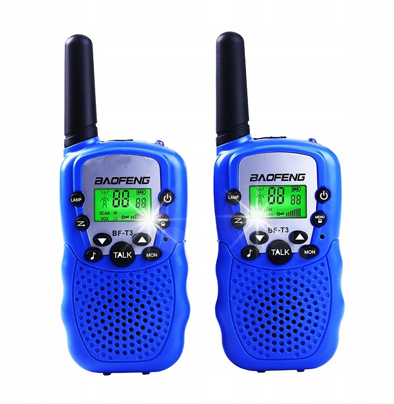 Krótkofalówka Baofeng BAOFENG 2x Krótkofalówka BF-T3 Walkie-Talkie PMR Niebieski