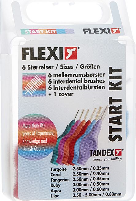 Tandex (6 szt.) szczoteczek START KIT MIX
