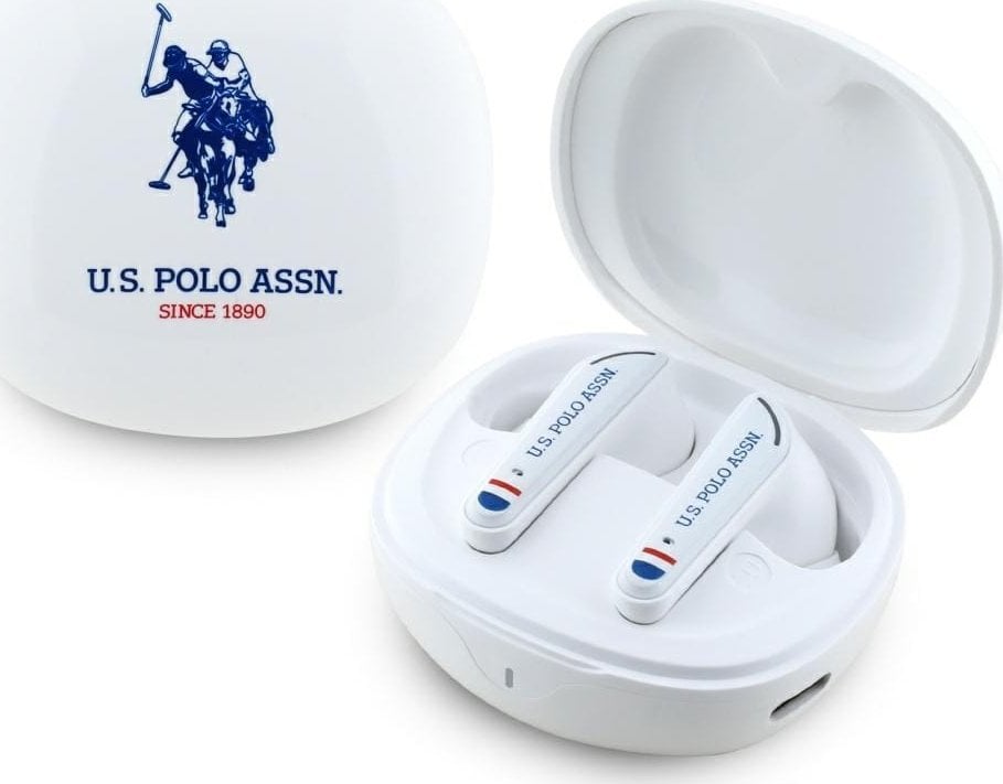 U.S. Polo Assn DH Logo Biały (USTWSGLH)
