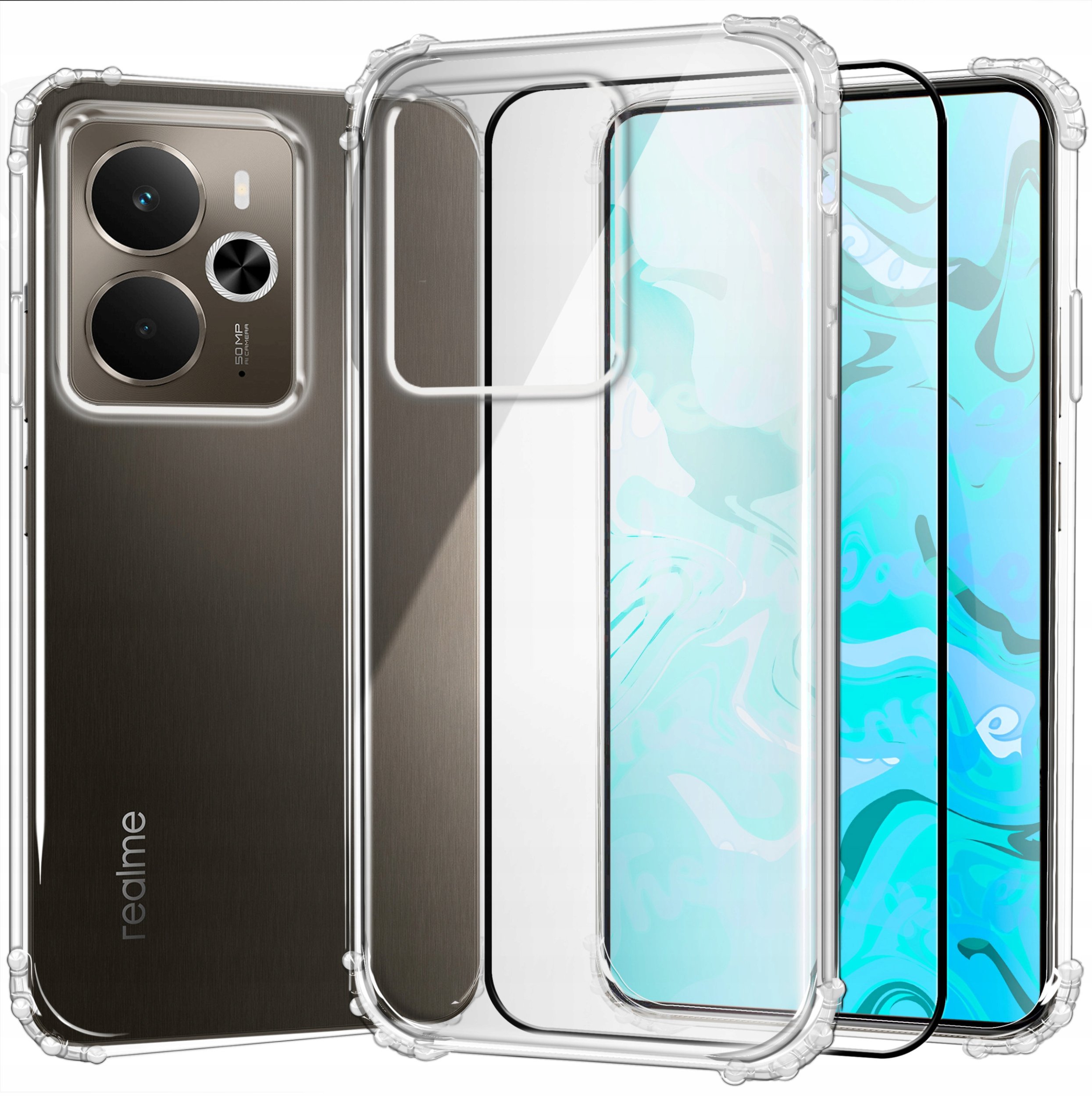 Hello Case ETUI PANCERNE DO REALME 14 5G | CASE SILIKON GUMOWE SLIM ANTI SHOCK SZKŁO