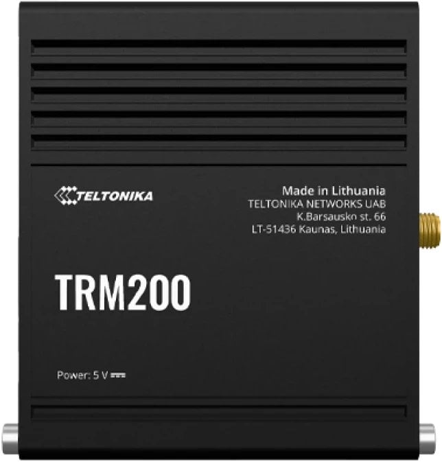 Teltonika TRM200000000, External, Black, Network, Power, Micro-USB, CB, CE, EAC, UKCA, WEEE, -40 - 75 °C