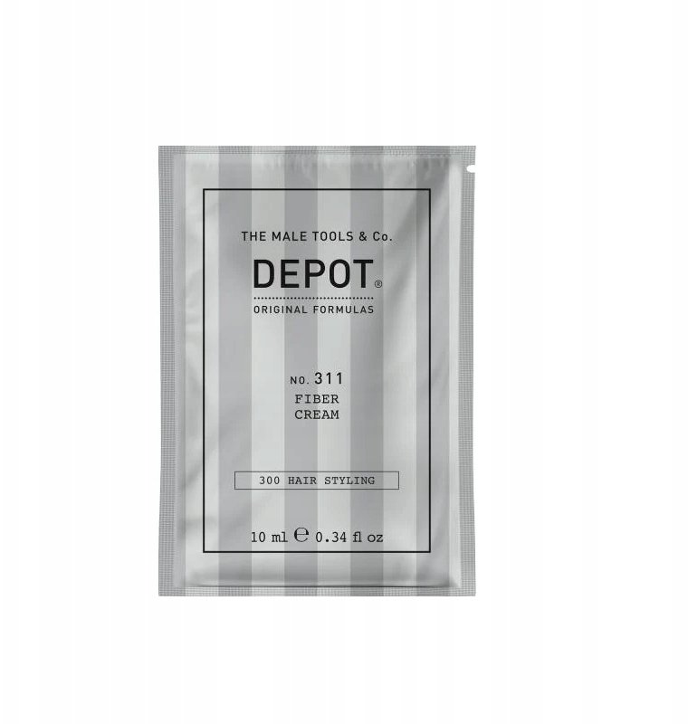 Depot Depot, 300 Hair Stylings No. 311, UV Filter, Hair Styling Cream, Medium Hold, 10 ml For Men