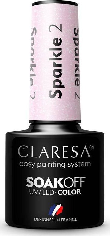 Claresa Claresa Soak Off UV/LED Sparkle lakier hybrydowy 2 5g