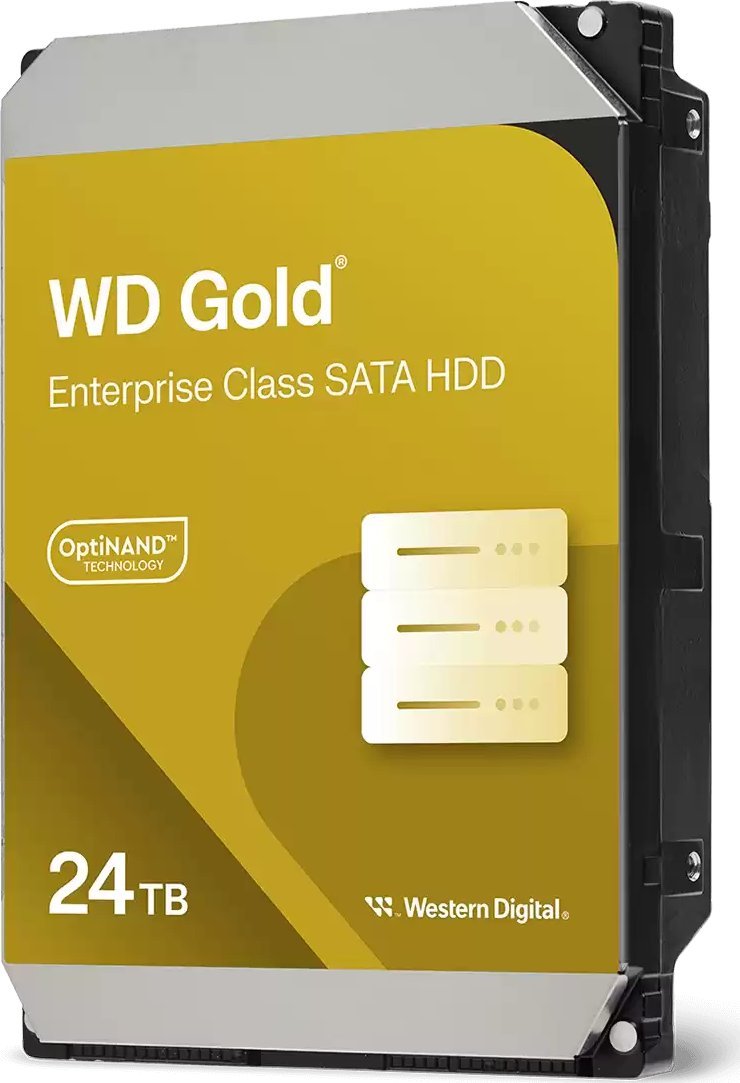 Фото - Жорсткий диск WD Western Digital Gold WD242KRYZ dysk twardy 24 TB 7200 RPM 512 MB 3.5" Serial ATA III 