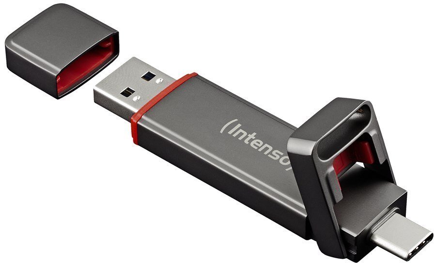 Dysk zewnętrzny SSD Intenso USB SSD UX100 1TB USB 3.2 C+A Gen.1x1 (3850460)