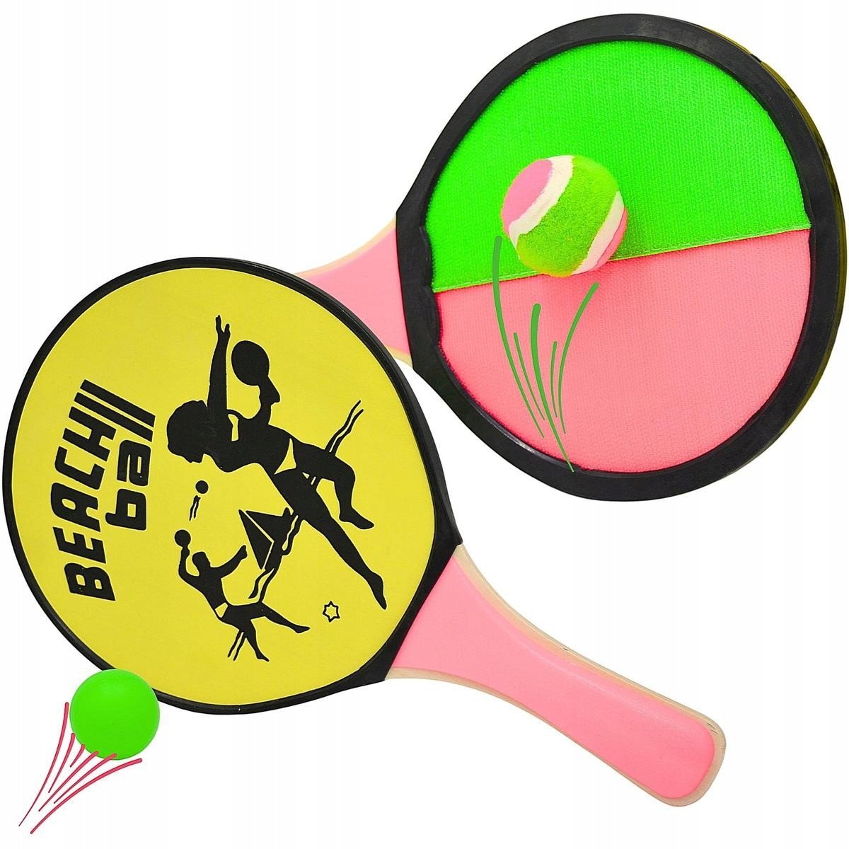 Enero ZESTAW RAKIETEK 2W1 BEACH I CATCH BALL ENERO